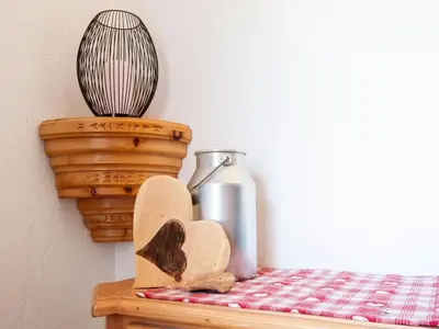 Ein Bett oder Betten in einem Zimmer der Unterkunft Mountain-view Apartment in Ramsau