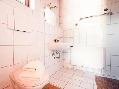 Ein Badezimmer in der Unterkunft Mountain-view Apartment in Ramsau
