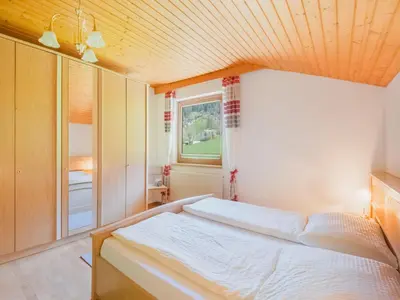 Ein Bett oder Betten in einem Zimmer der Unterkunft Apartment with panoramic view