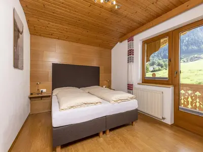 Ein Bett oder Betten in einem Zimmer der Unterkunft Apartment with panoramic view