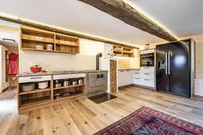 Küche/Küchenzeile in der Unterkunft STAUDACH - Alpinresidenz Zillertal