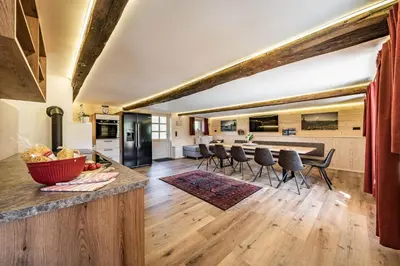 Küche/Küchenzeile in der Unterkunft STAUDACH - Alpinresidenz Zillertal