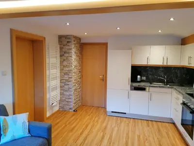 Küche/Küchenzeile in der Unterkunft Haus Friedl
