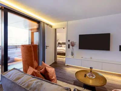 TV/Unterhaltungsangebot in der Unterkunft Apartment in Bramberg with Mountain Views