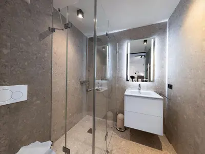 Ein Badezimmer in der Unterkunft Apartment in Bramberg with Mountain Views