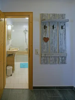 Ein Badezimmer in der Unterkunft Ferienwohnung Maria