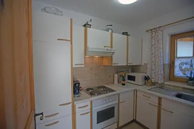 Küche/Küchenzeile in der Unterkunft Ferienwohnung Maria
