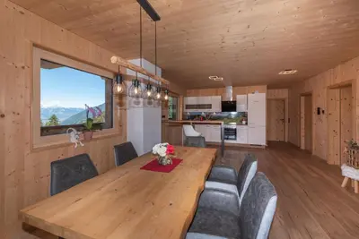 Küche/Küchenzeile in der Unterkunft Heustadl Zillertal
