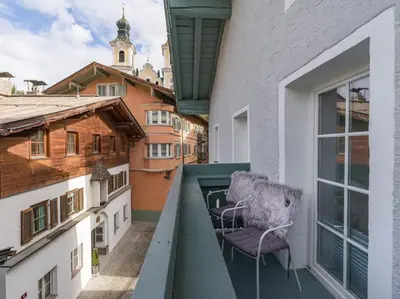 Ein Balkon oder eine Terrasse in der Unterkunft Appartement Ambiente
