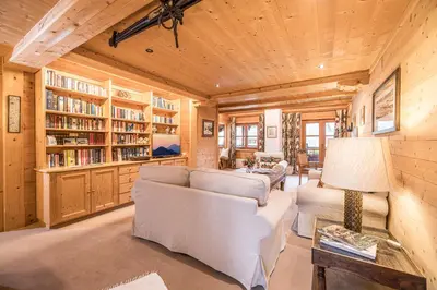 Die Bibliothek in der Ferienwohnung