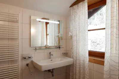 Ein Badezimmer in der Unterkunft Chalet Dorfbäck