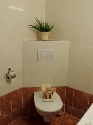 Ein Badezimmer in der Unterkunft Gästehaus Regina
