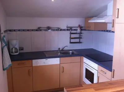 Küche/Küchenzeile in der Unterkunft Haus Schiestl
