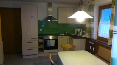 Küche/Küchenzeile in der Unterkunft Haus Schiestl