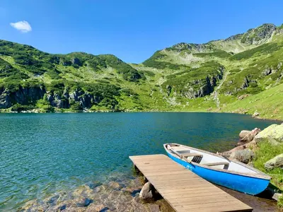 Naturlandschaft in der Nähe der Lodge