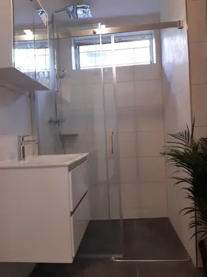 Ein Badezimmer in der Unterkunft Ferienwohnung - Gwiggner Daniela im Haus Bergfried