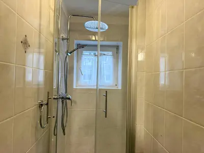 Ein Badezimmer in der Unterkunft Alpenlodge, Ferienwohnung 9