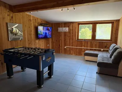 TV/Unterhaltungsangebot in der Unterkunft Alpenlodge, Ferienwohnung 18