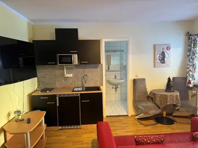 Küche/Küchenzeile in der Unterkunft Alpenlodge, Ferienwohnung 19