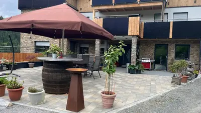 Das Gebäude in dem sich die Ferienwohnung befindet
