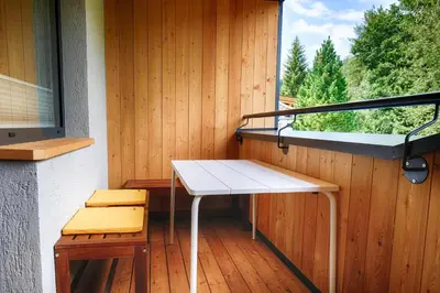 Ein Balkon oder eine Terrasse in der Unterkunft Ferienpension Bierbaumer