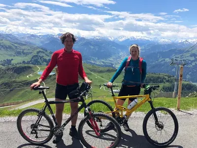 Radfahren an der Unterkunft Retro Apartment Kitzbühel oder in der Nähe