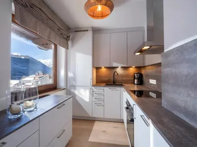 Küche/Küchenzeile in der Unterkunft Ferienwohnung Lentner