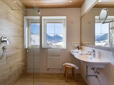 Ein Badezimmer in der Unterkunft Hotel Frohnatur