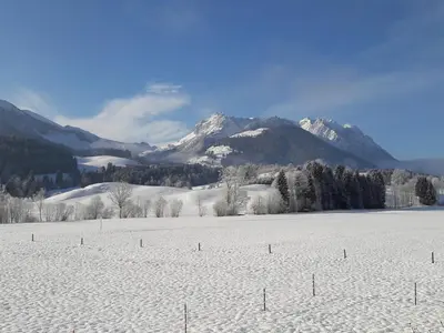 Naturlandschaft in der Nähe des Bauernhofs