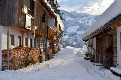 Zuhaus Schernfeichten im Winter