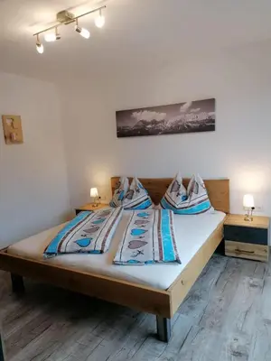 Ein Bett oder Betten in einem Zimmer der Unterkunft Appartement Kaiserplatzl