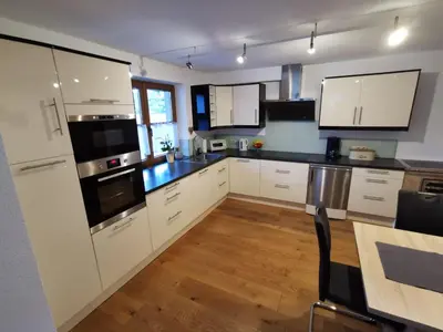Küche/Küchenzeile in der Unterkunft Ferienwohnung Magdalena