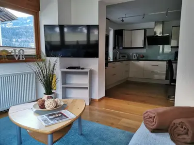 Küche/Küchenzeile in der Unterkunft Ferienwohnung Magdalena