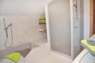 Ein Badezimmer in der Unterkunft Klausnerhof
