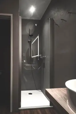 Ein Badezimmer in der Unterkunft Landhaus Andrea Saalbach