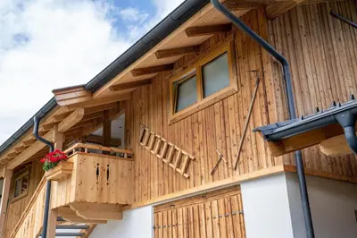 Das Gebäude in dem sich die Ferienwohnung befindet