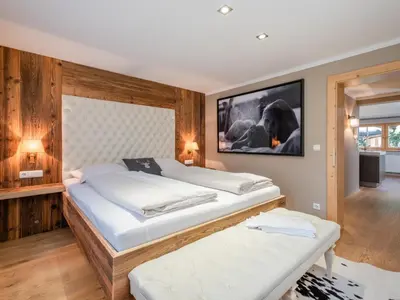 Ein Bett oder Betten in einem Zimmer der Unterkunft Kaiserblick