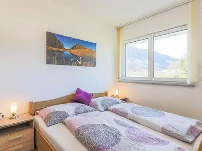 Ein Bett oder Betten in einem Zimmer der Unterkunft Ferienwohnung Feiel
