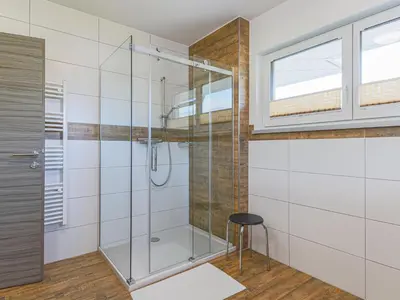 Ein Badezimmer in der Unterkunft Ferienwohnung Feiel