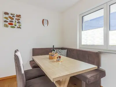 Ein Sitzbereich in der Unterkunft Ferienwohnung Feiel