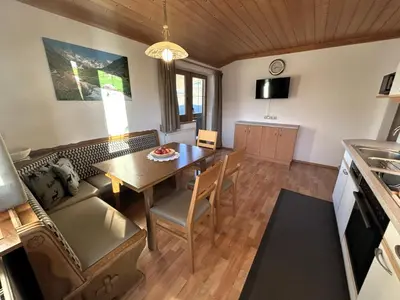 Küche/Küchenzeile in der Unterkunft Eder II Saalbach