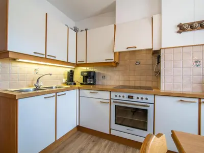 Küche/Küchenzeile in der Unterkunft Ferienwohnung Horvath
