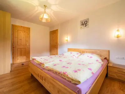Ein Bett oder Betten in einem Zimmer der Unterkunft Blaserhof