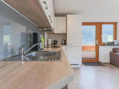 Küche/Küchenzeile in der Unterkunft Haus Fabian