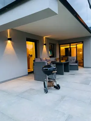 Ein Sitzbereich in der Unterkunft Kitz Kaiser Appartement