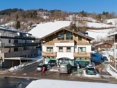 Ein allgemeiner Bergblick oder ein Berglick von der Ferienwohnung aus