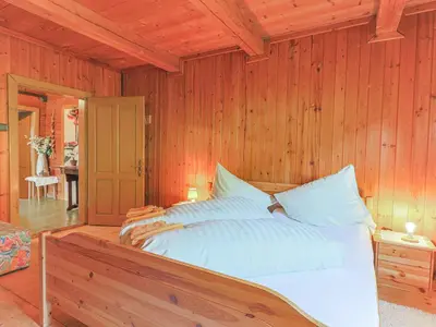 Ein Bett oder Betten in einem Zimmer der Unterkunft Feilgrub