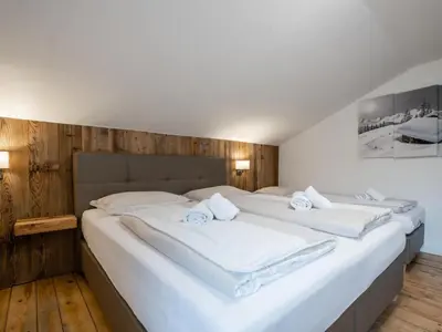 Ein Bett oder Betten in einem Zimmer der Unterkunft Alte Mühle