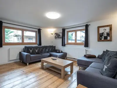 Ein Sitzbereich in der Unterkunft Alte Mühle