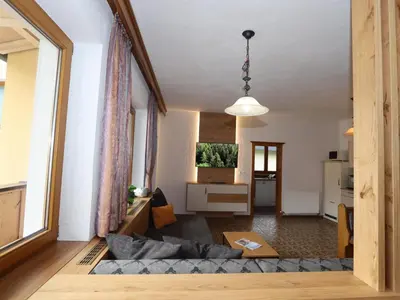 Ein Sitzbereich in der Unterkunft Ferienhaus Haas I